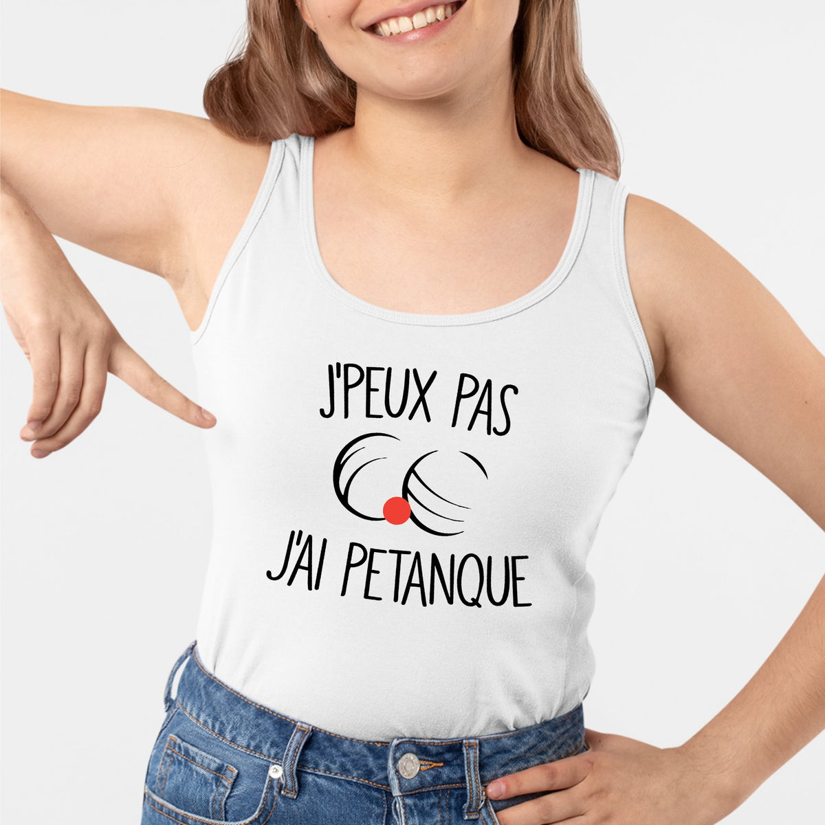 Casquette De Baseball 'Je Peux Pas J'ai Pétanque' - Chapeau Humoristique Pour Homme Et Femme