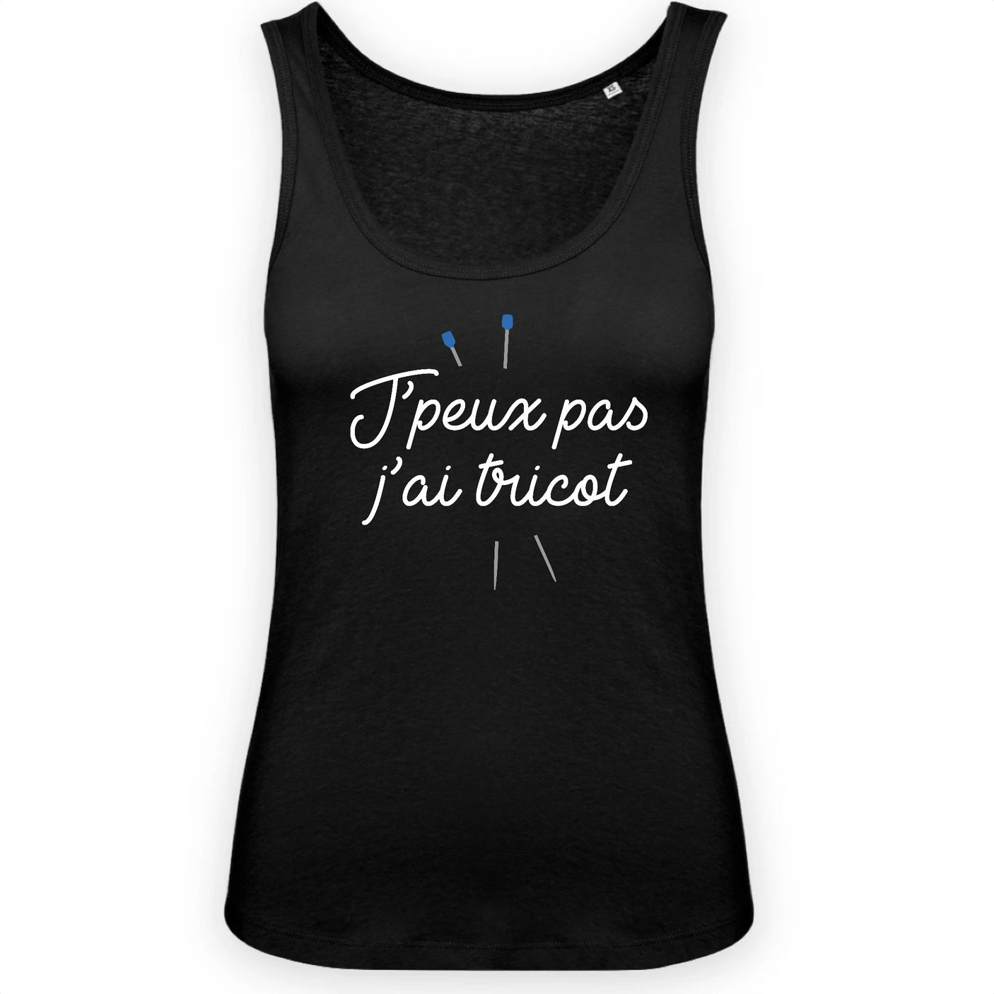 Débardeur Femme J'peux pas j'ai tricot