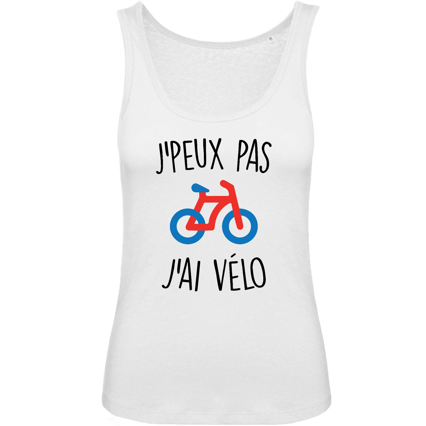 Débardeur Femme J'peux pas j'ai vélo