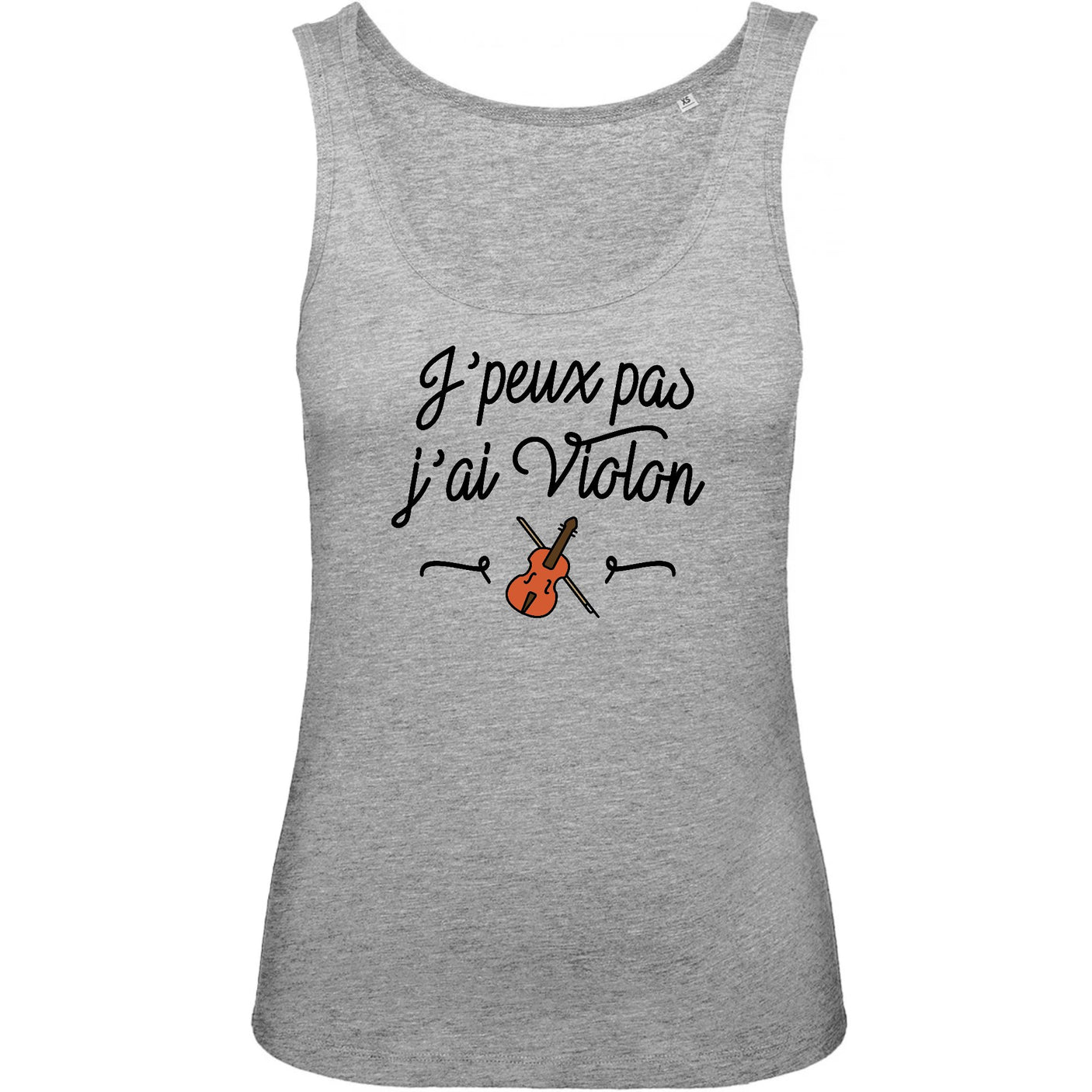 Débardeur Femme J'peux pas j'ai violon