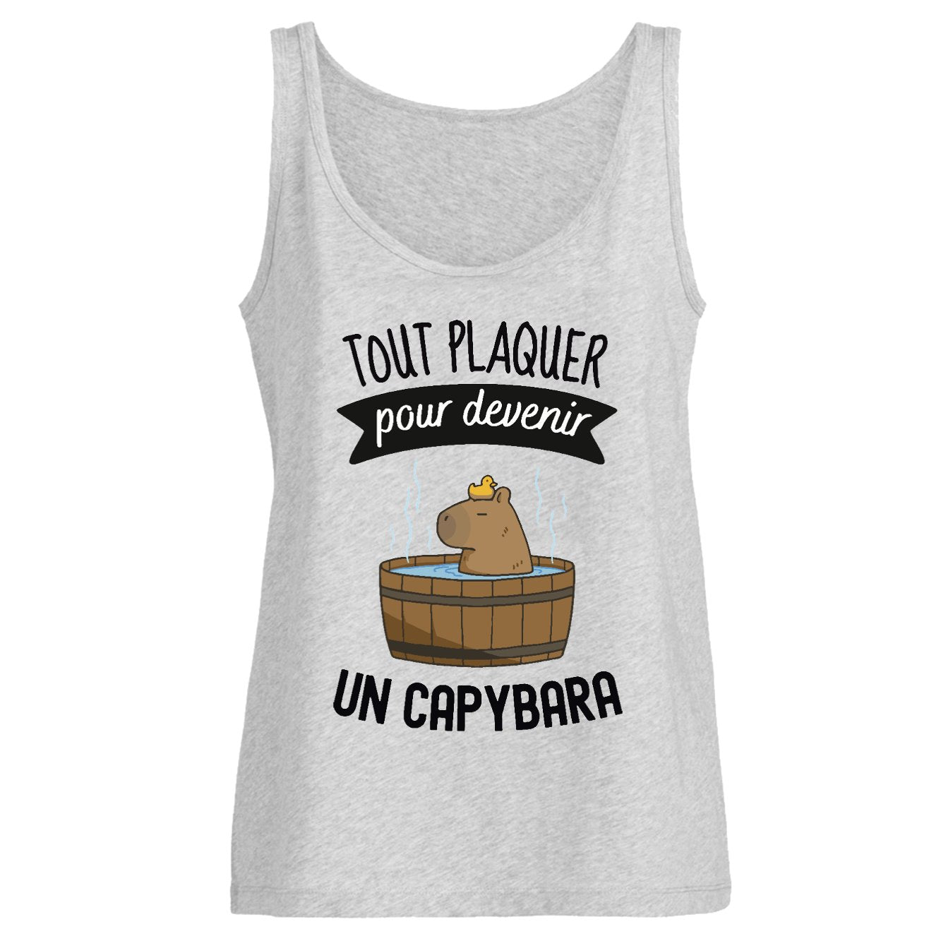 Débardeur Femme Tout plaquer pour devenir un capybara