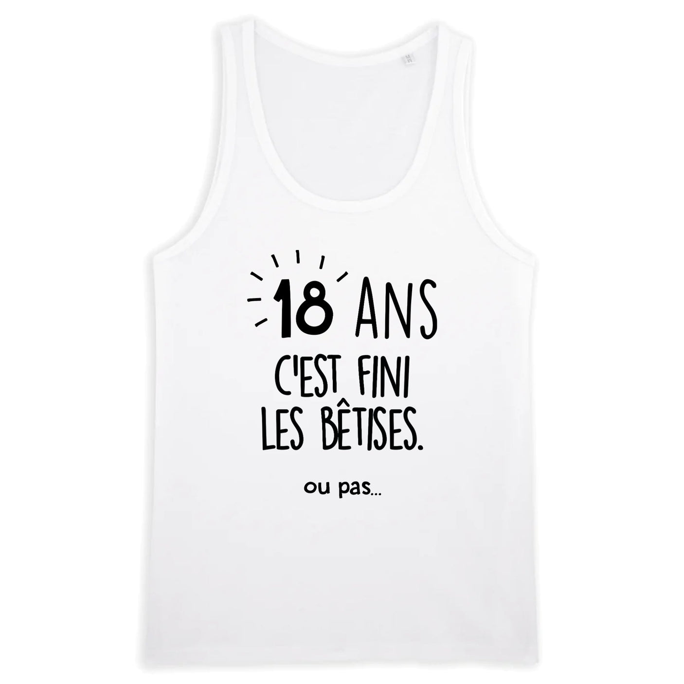 Débardeur Homme Anniversaire 18 ans