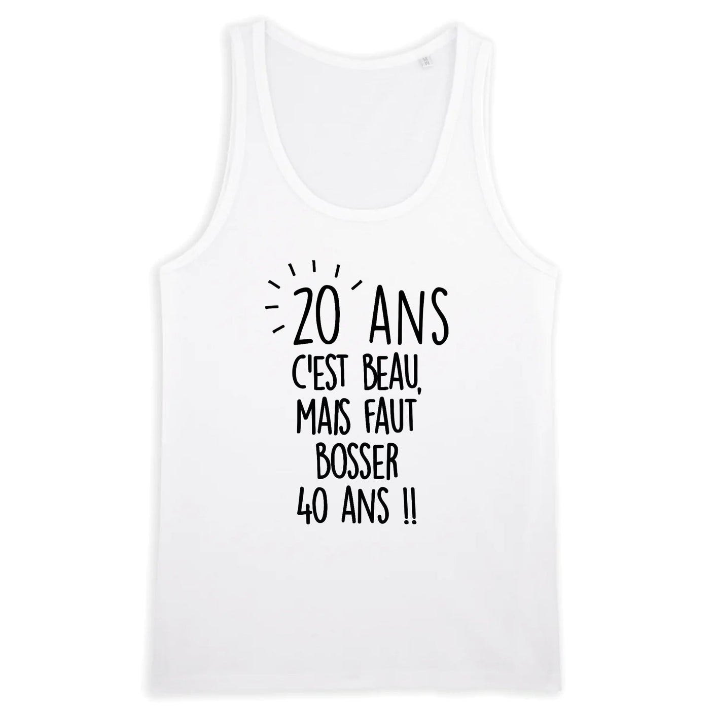 Débardeur Homme Anniversaire 20 ans