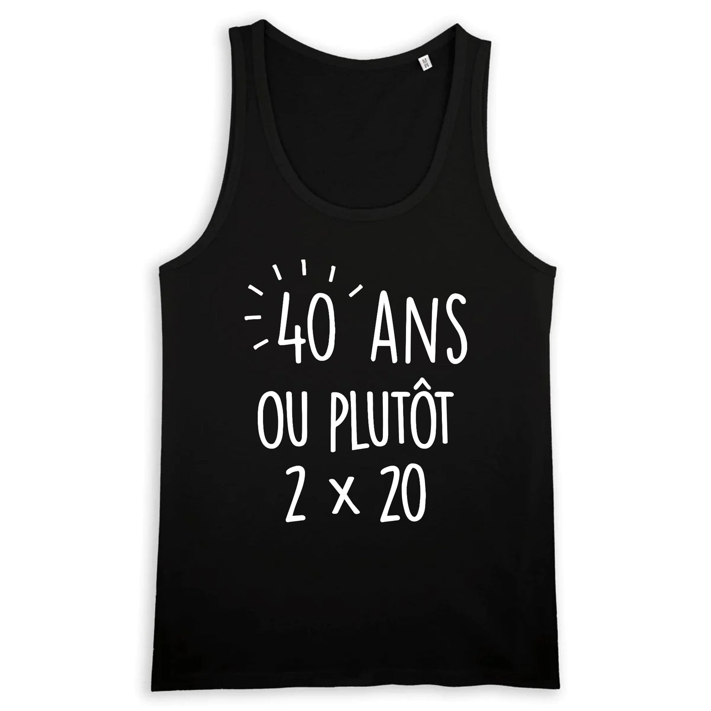 Débardeur Homme Anniversaire 40 ans