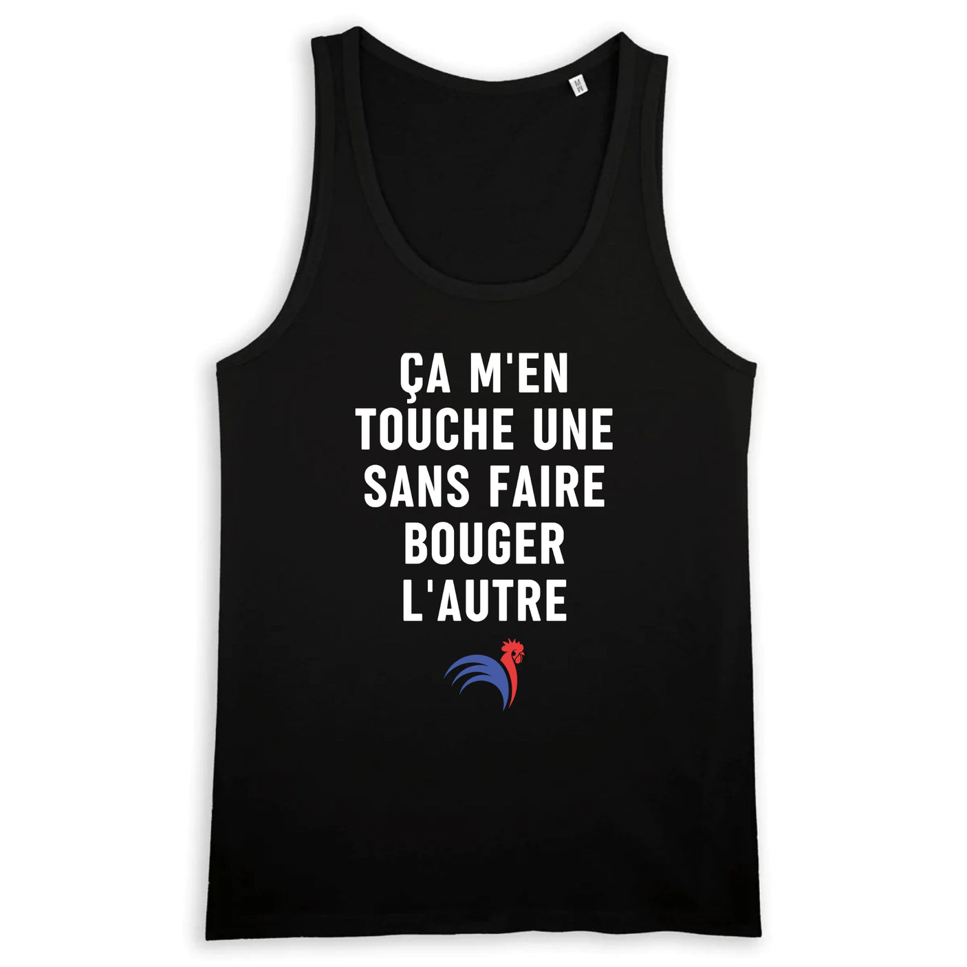 Débardeur Homme Ça m'en touche une sans faire bouger l'autre