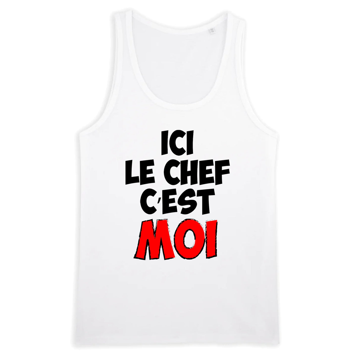 Débardeur Homme Ici le chef c'est moi