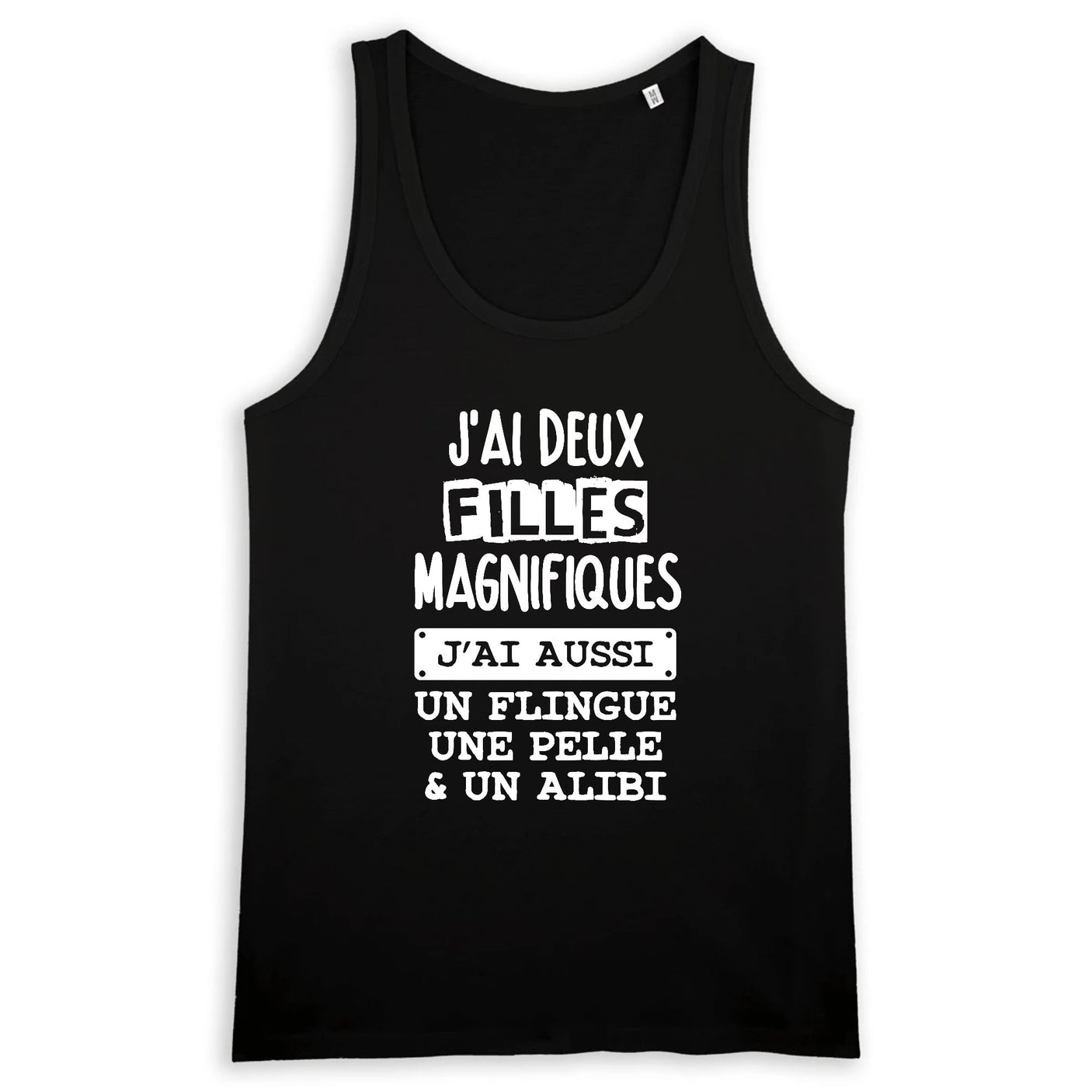 Débardeur Homme J'ai deux filles magnifiques