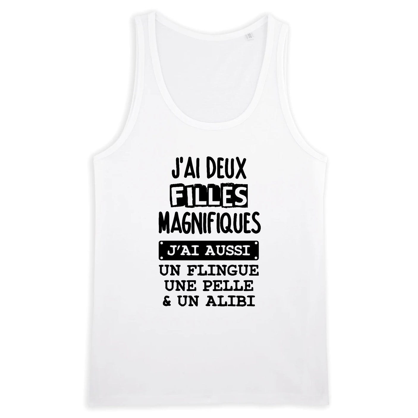 Débardeur Homme J'ai deux filles magnifiques