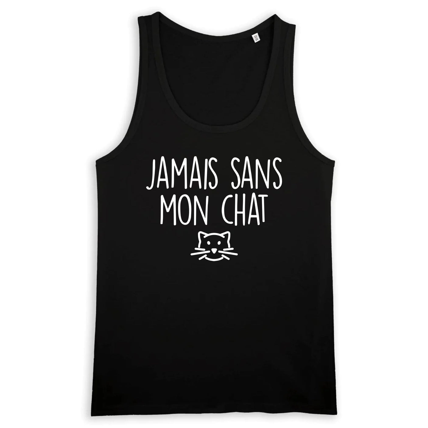 Débardeur Homme Jamais sans mon chat