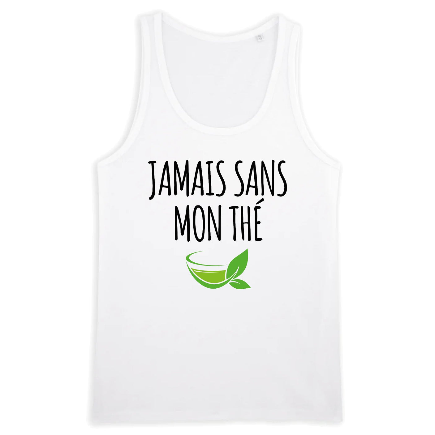 Débardeur Homme Jamais sans mon thé