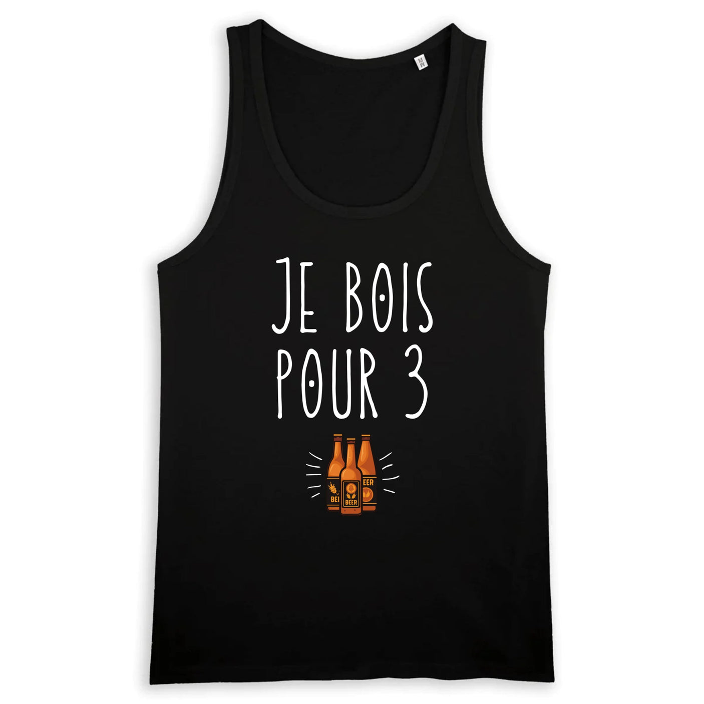 Débardeur Homme Je bois pour 3