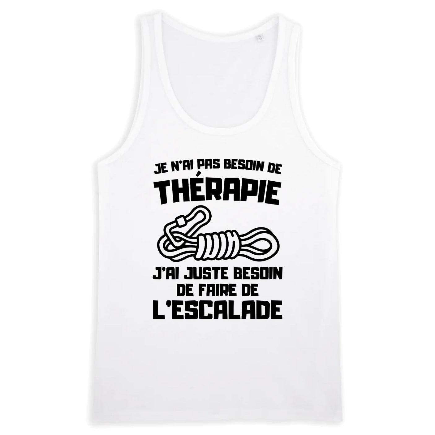 Débardeur Homme Je n'ai pas besoin de thérapie juste d'escalade