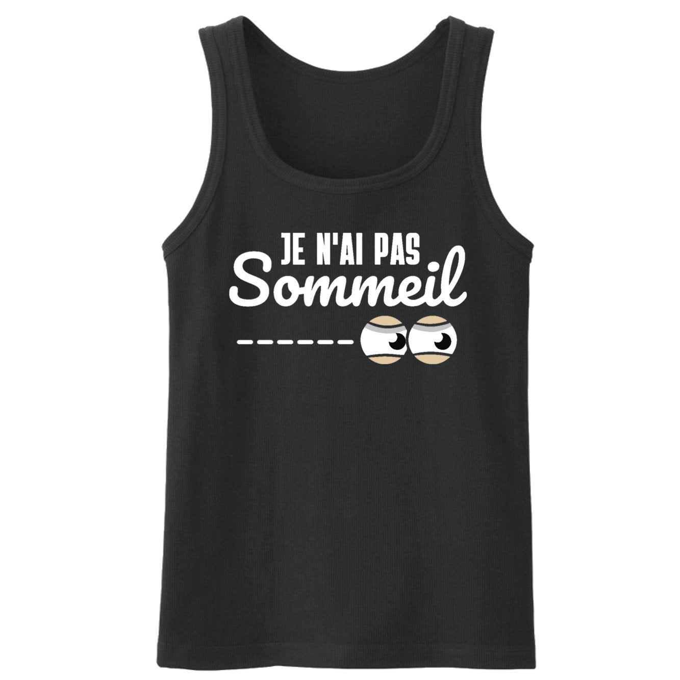 Débardeur Homme Je n'ai pas sommeil