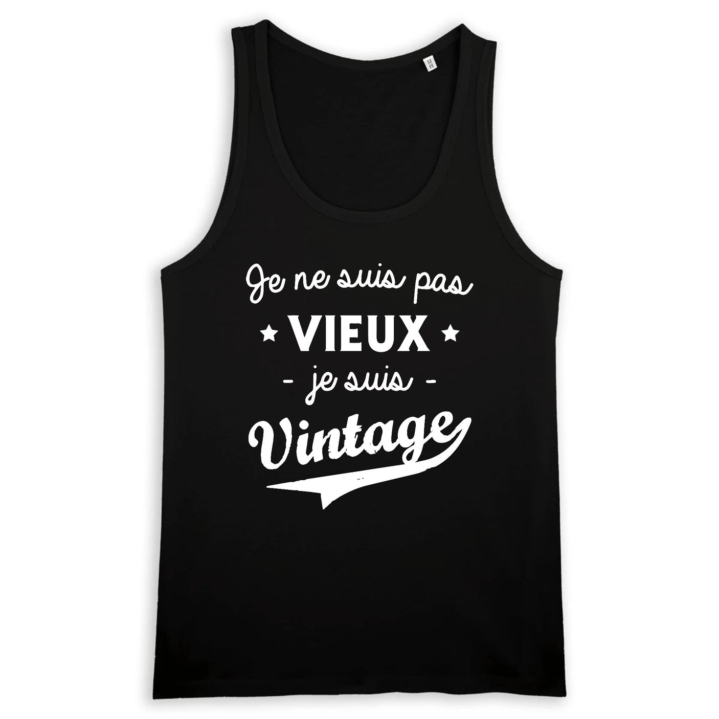 Débardeur Homme Je ne suis pas vieux je suis vintage