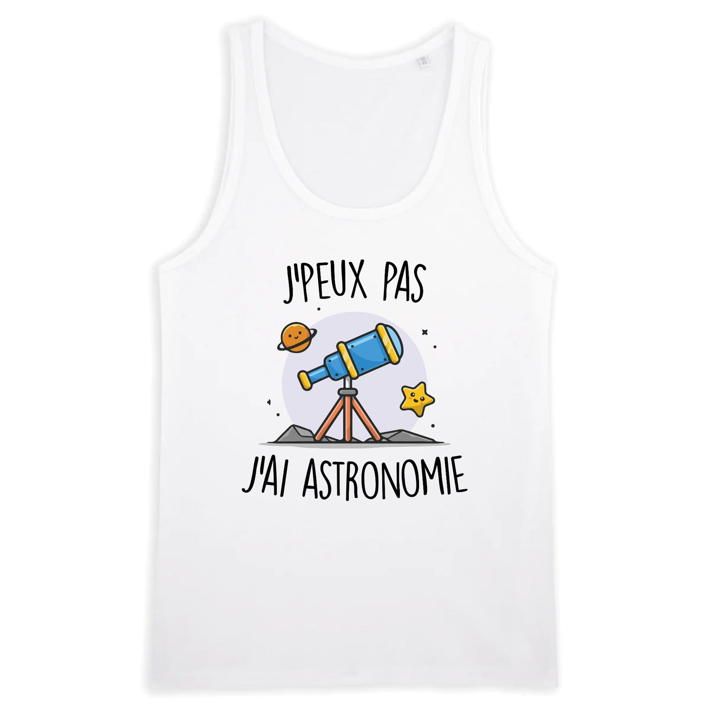 Débardeur Homme J'peux pas j'ai astronomie