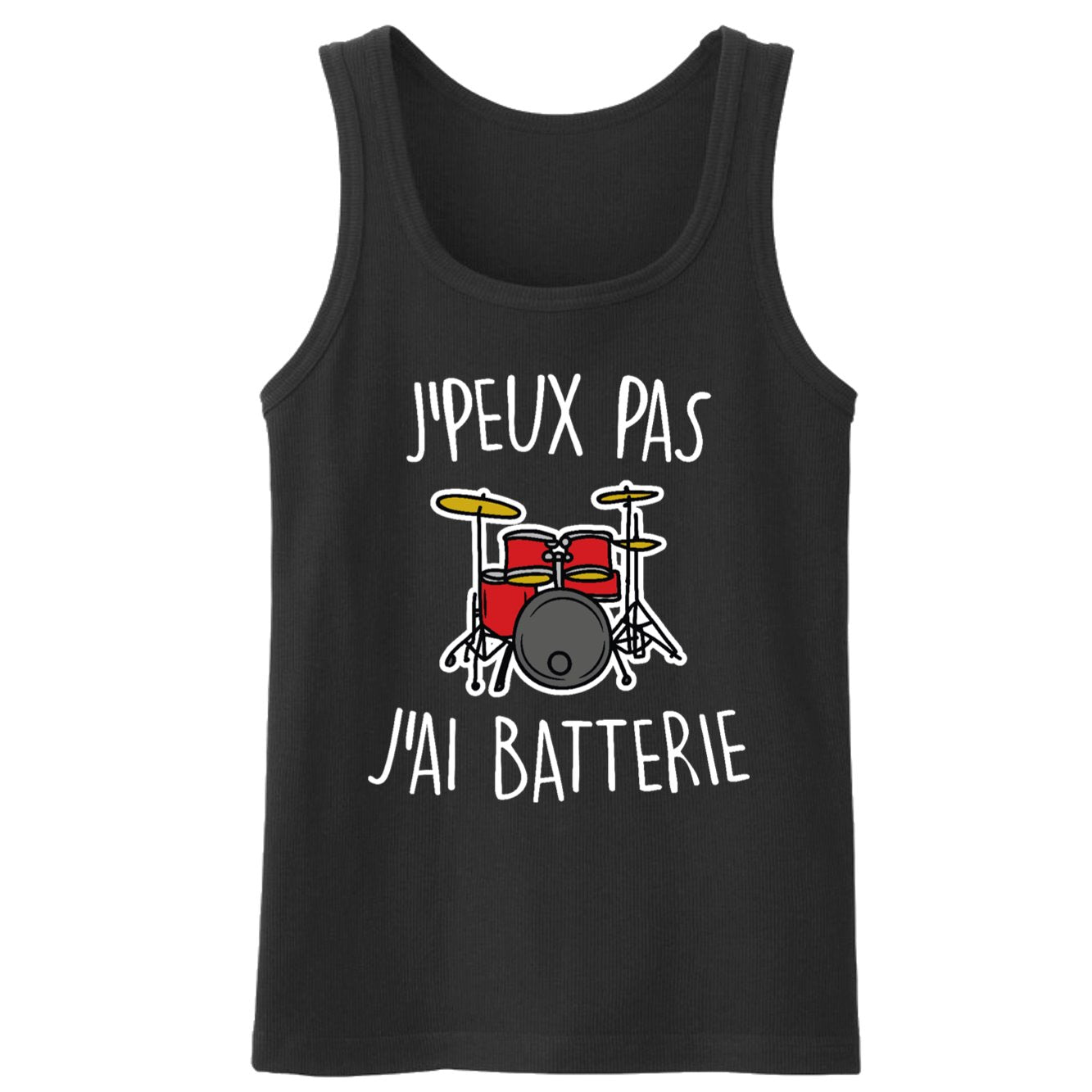 Débardeur Homme J'peux pas j'ai batterie