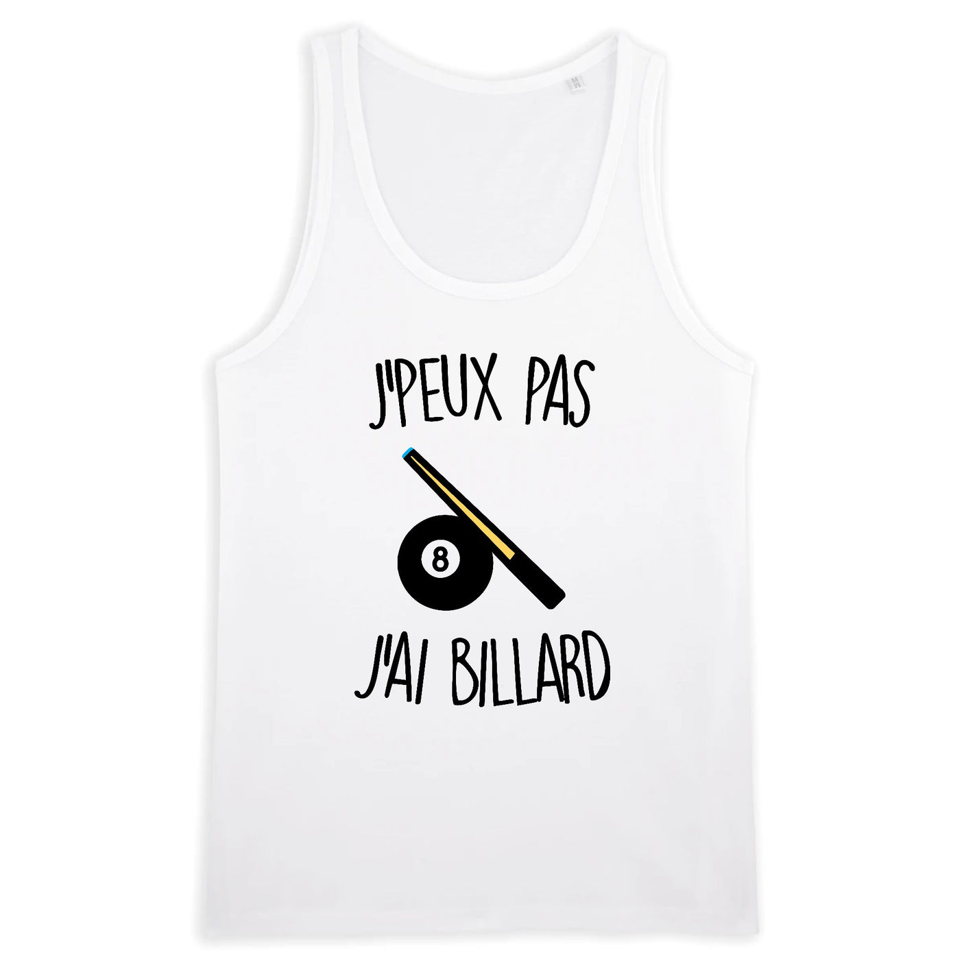 Débardeur Homme J'peux pas j'ai billard