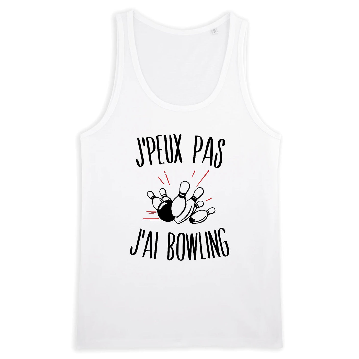 Débardeur Homme J'peux pas j'ai bowling