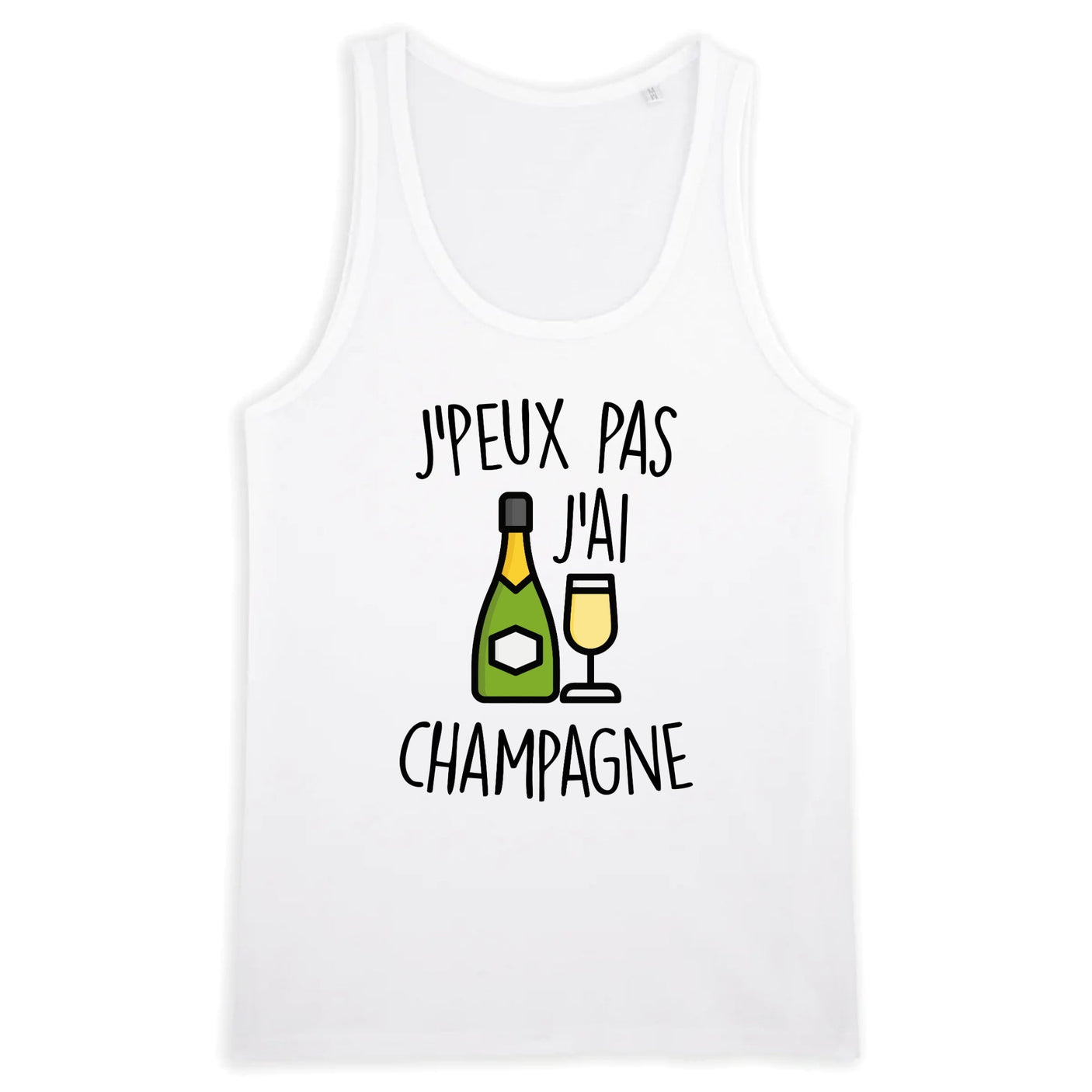 Débardeur Homme J'peux pas j'ai champagne