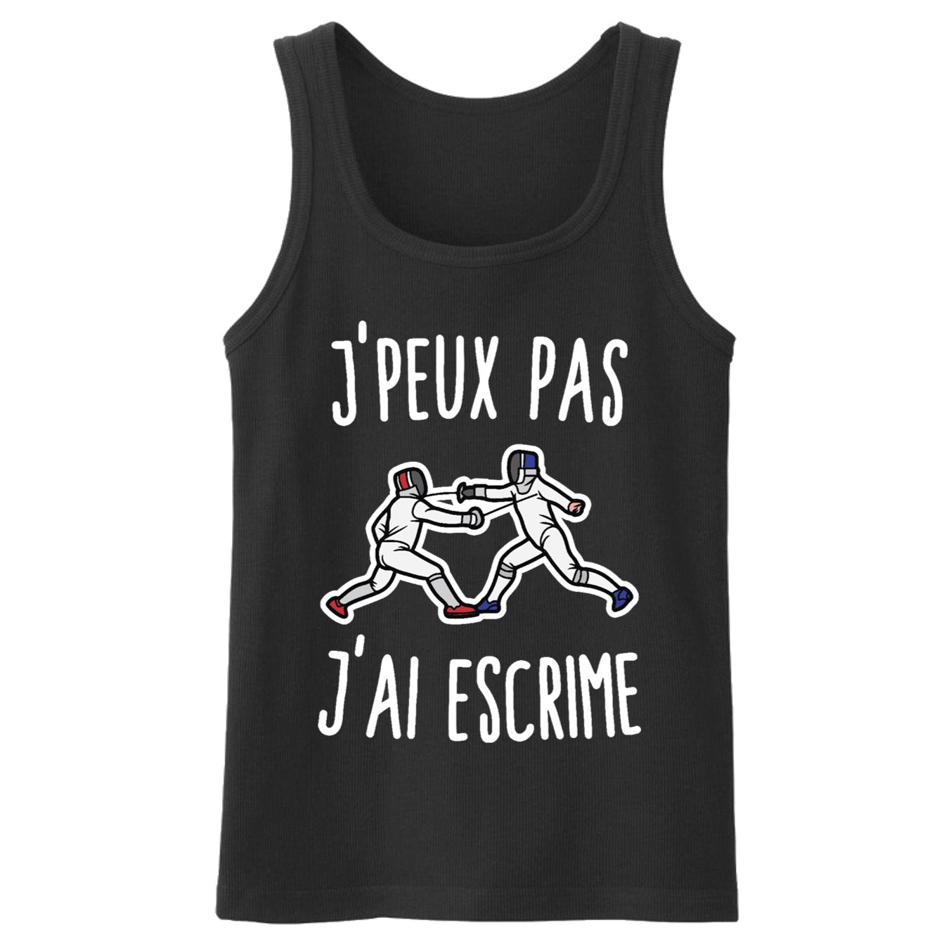 Débardeur Homme J'peux pas j'ai escrime