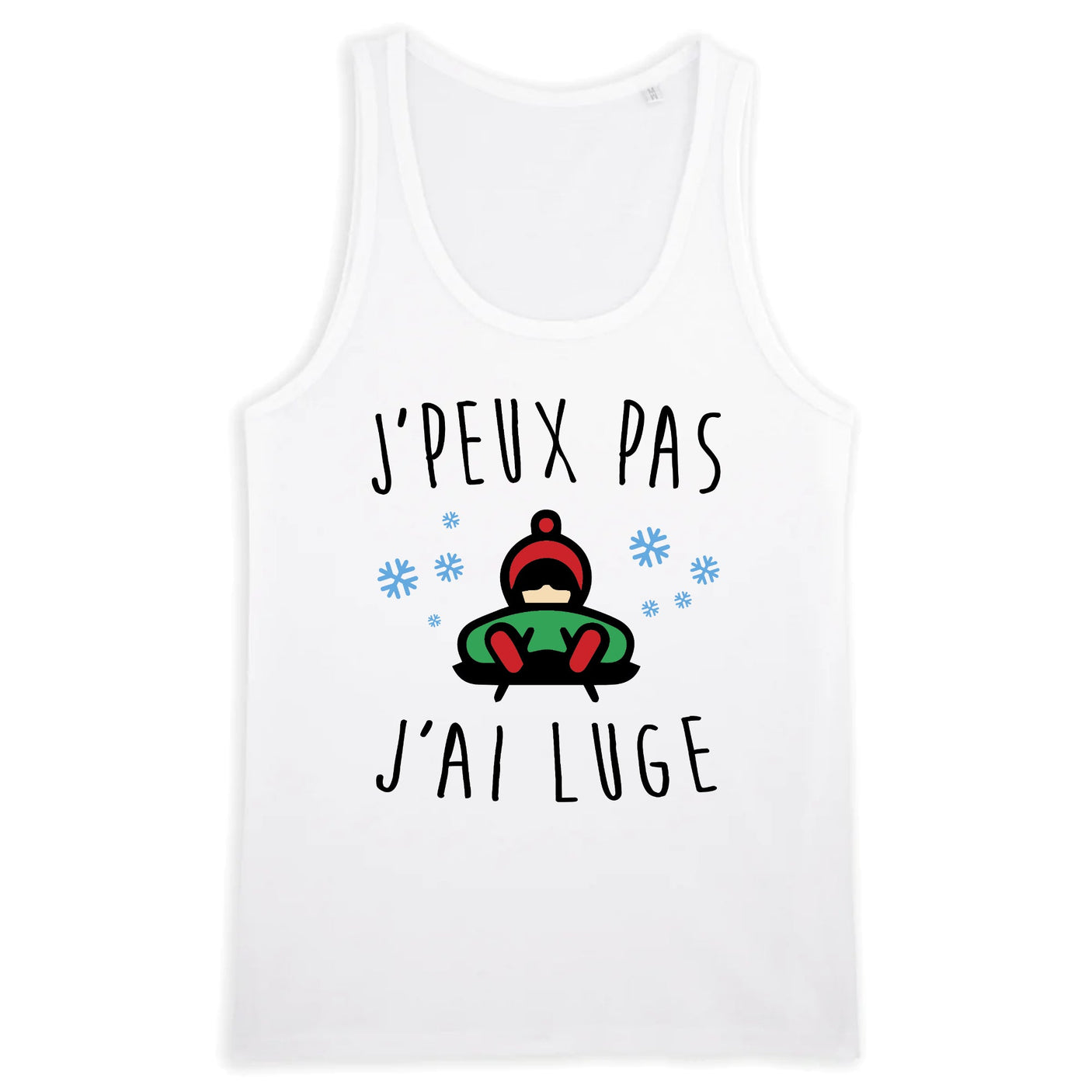 Débardeur Homme J'peux pas j'ai luge