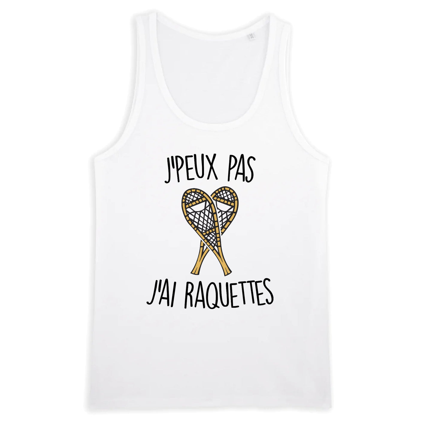 Débardeur Homme J'peux pas j'ai raquettes