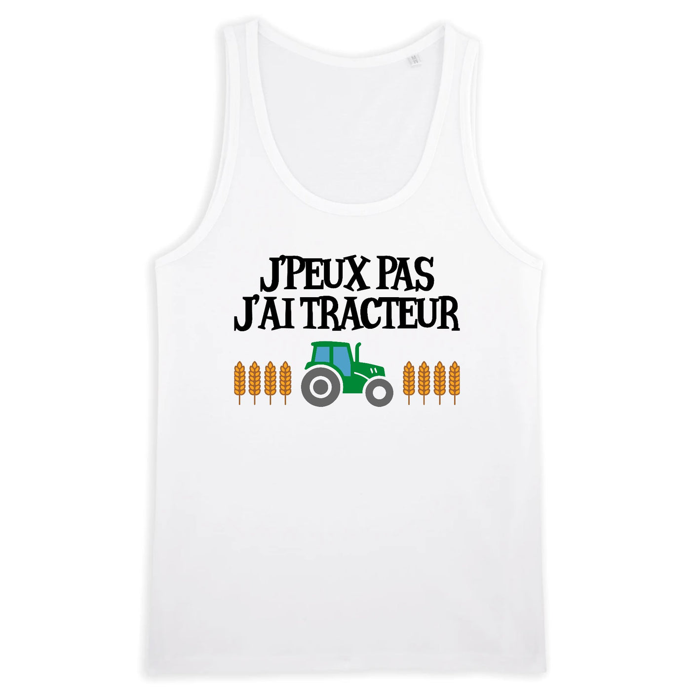 Débardeur Homme J'peux pas j'ai tracteur
