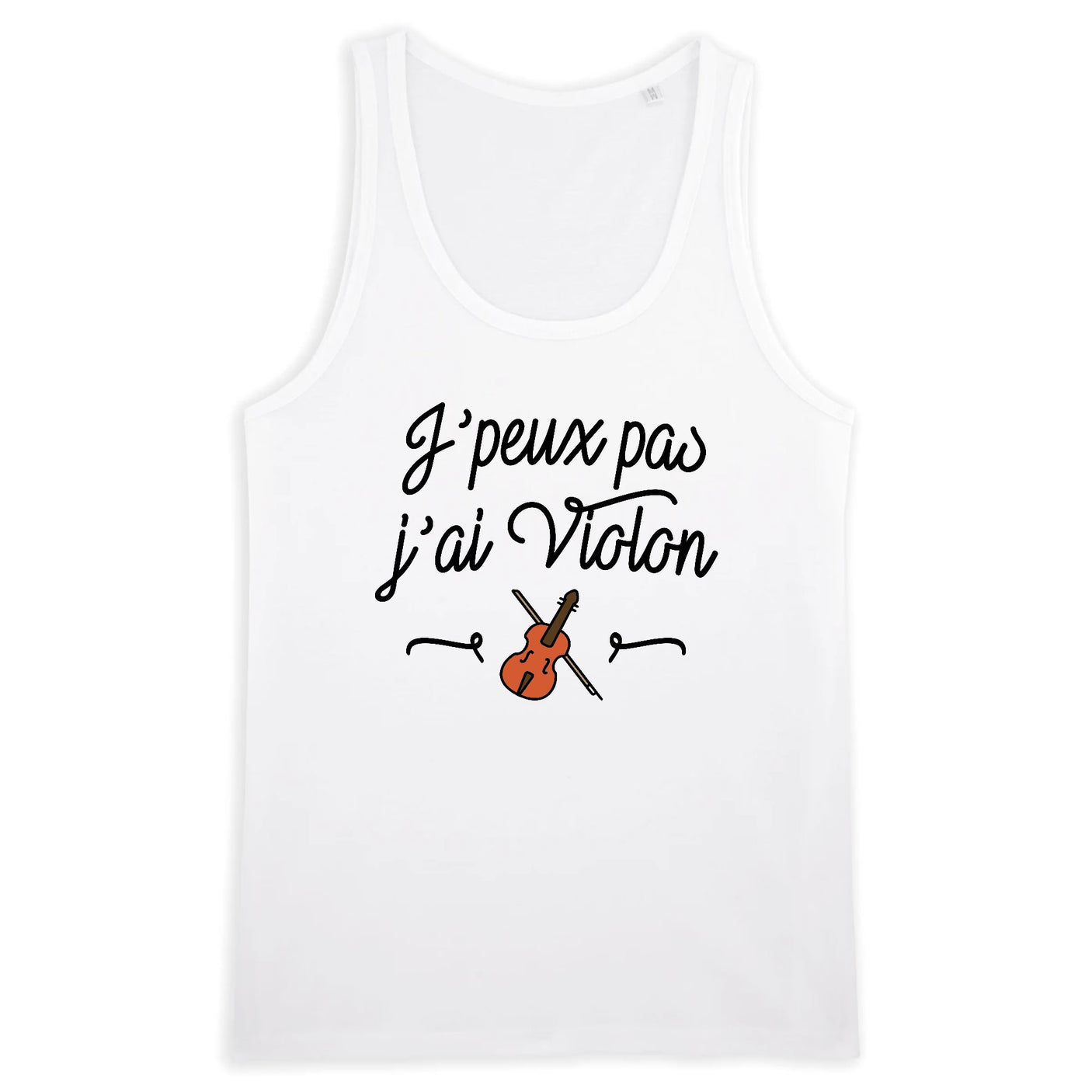Débardeur Homme J'peux pas j'ai violon