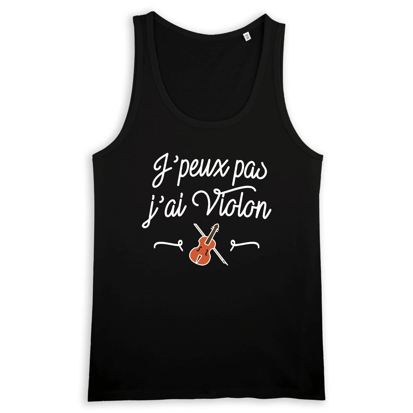 Débardeur Homme J'peux pas j'ai violon