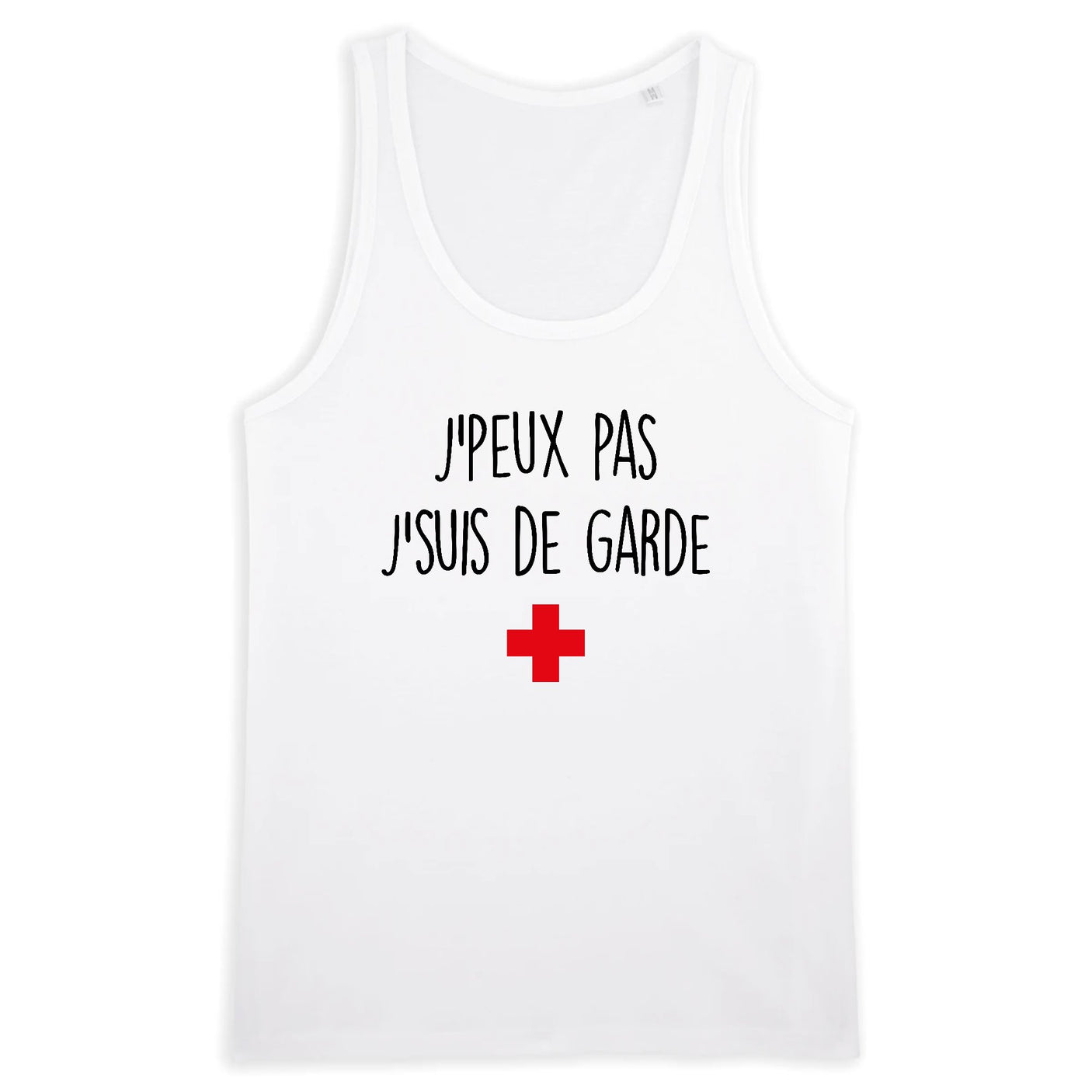 Débardeur Homme J'peux pas j'suis de garde