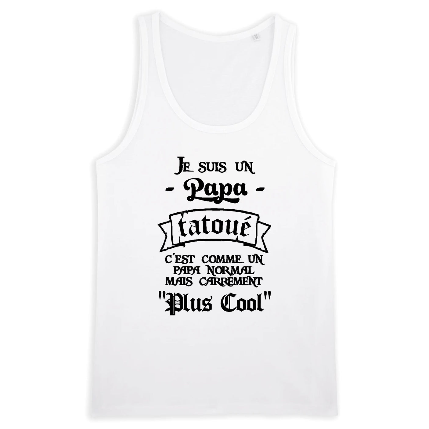 Débardeur Homme Papa tatoué