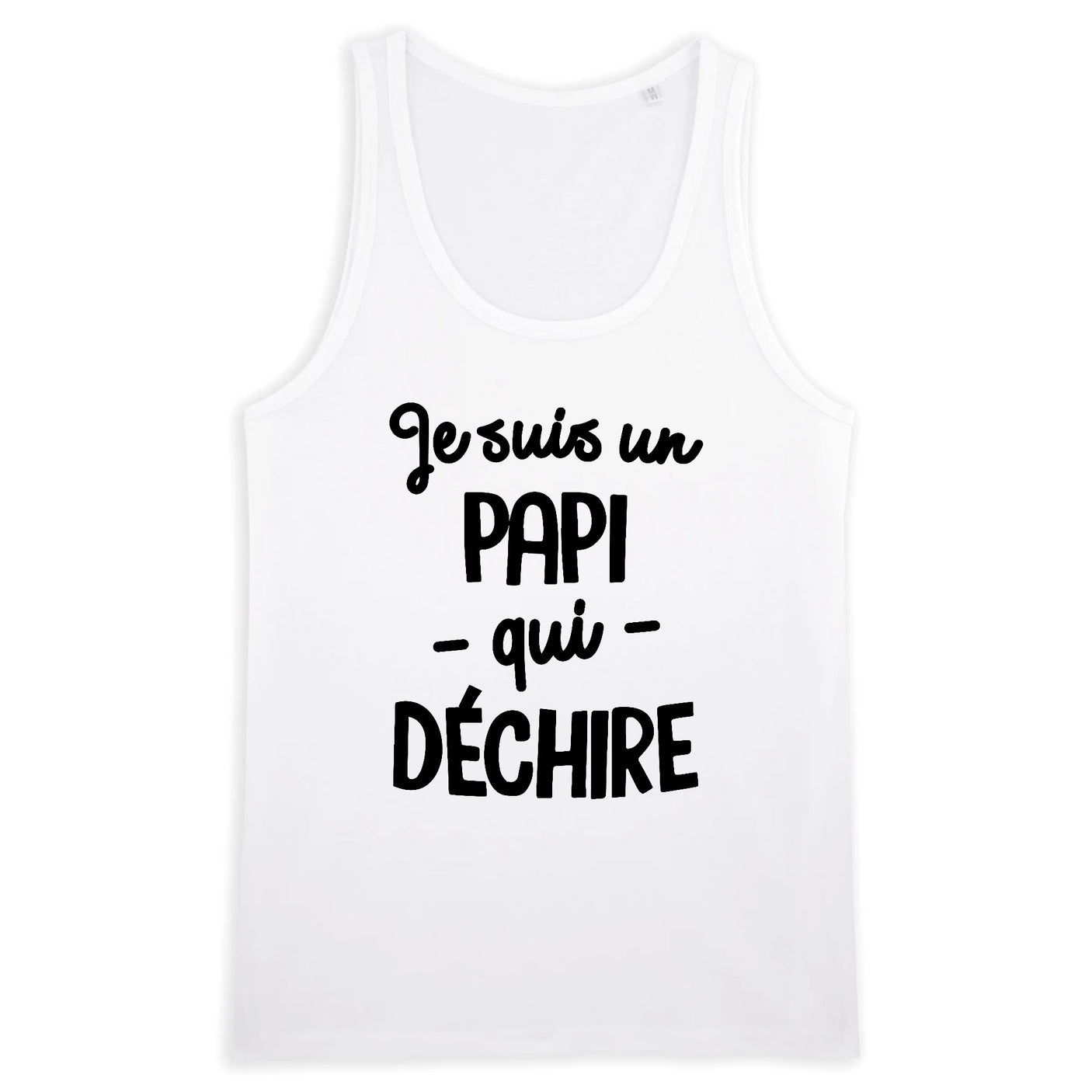 Débardeur Homme Papi qui déchire