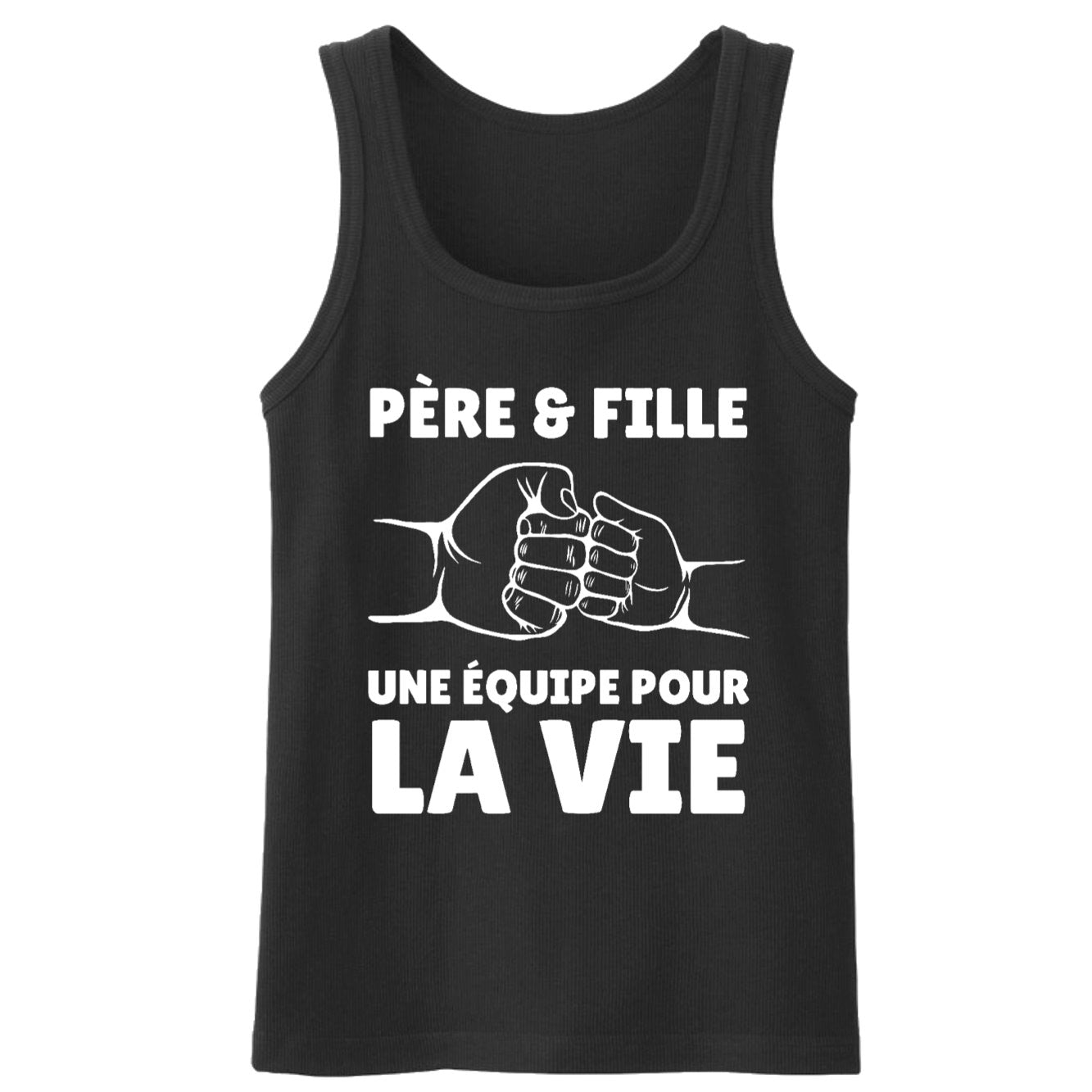 Débardeur Homme Père et fille une équipe pour la vie