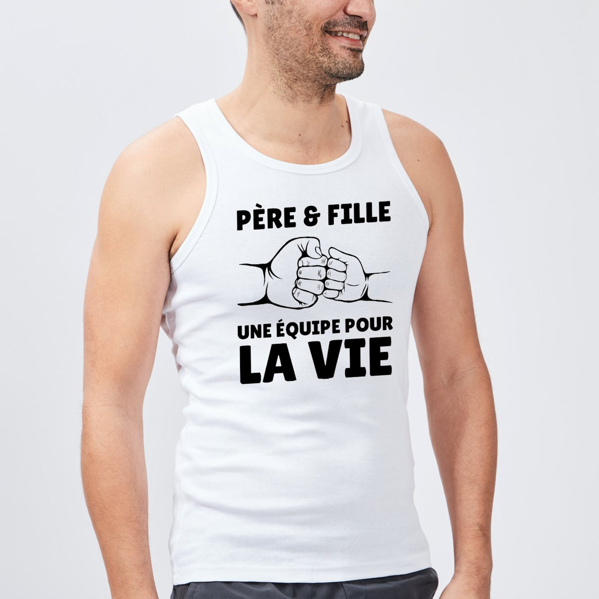 Débardeur Homme Charlie Chaplin Personnalisé - Coton Blanc, Fabriqué En Italie
