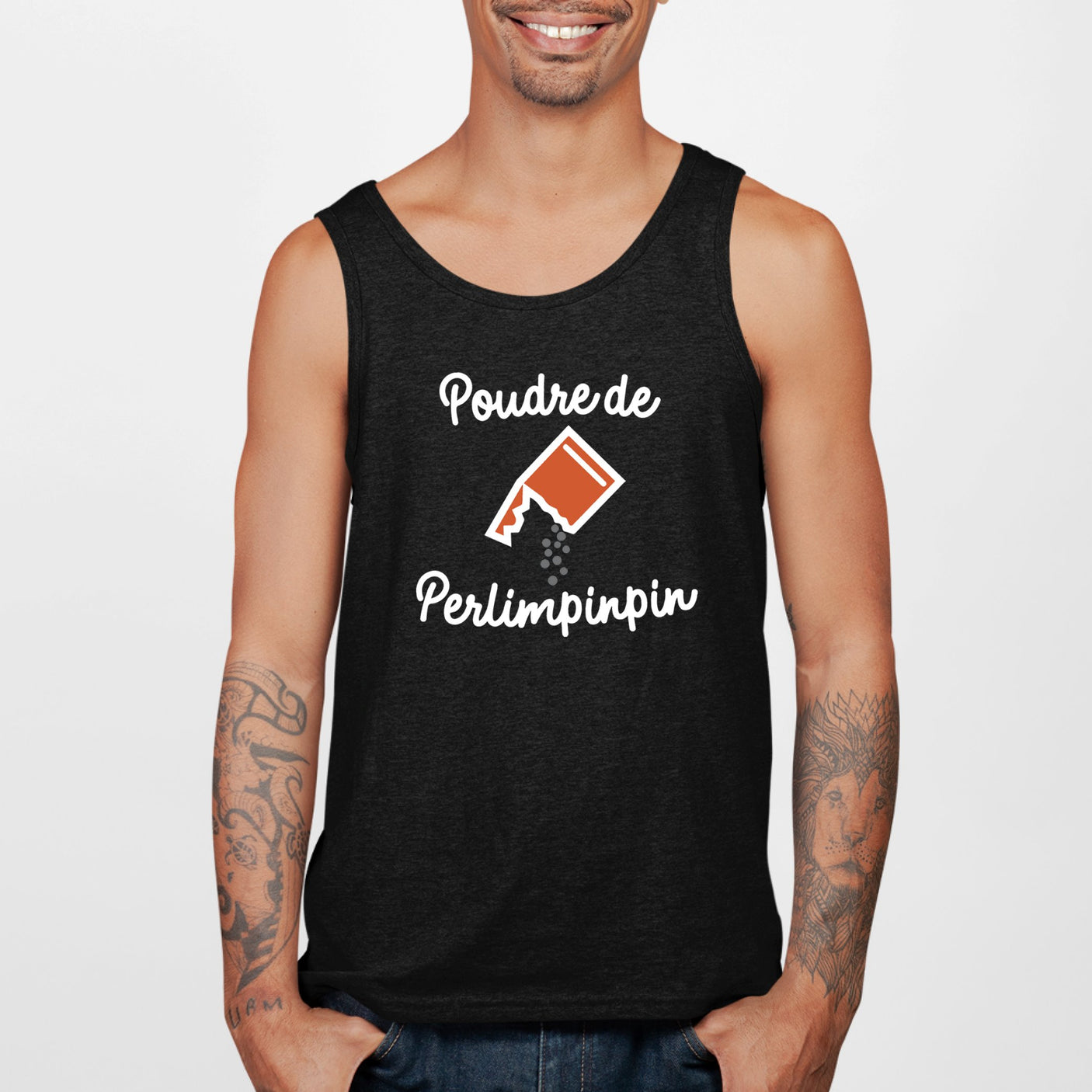 Débardeur Homme Poudre de perlimpinpin Noir