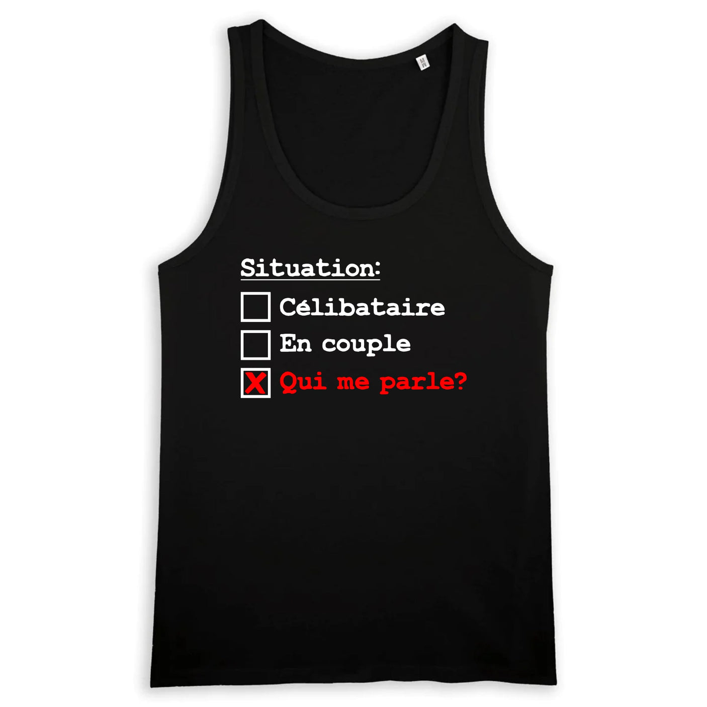 Débardeur Homme Situation célibataire