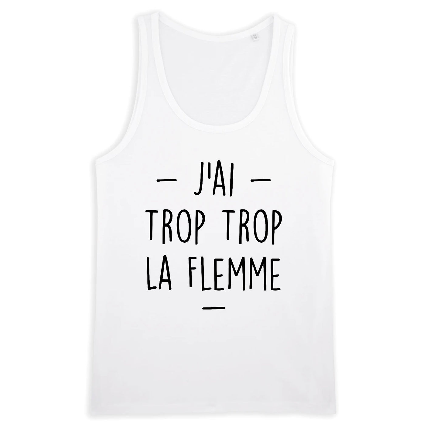 Débardeur Homme Trop la flemme