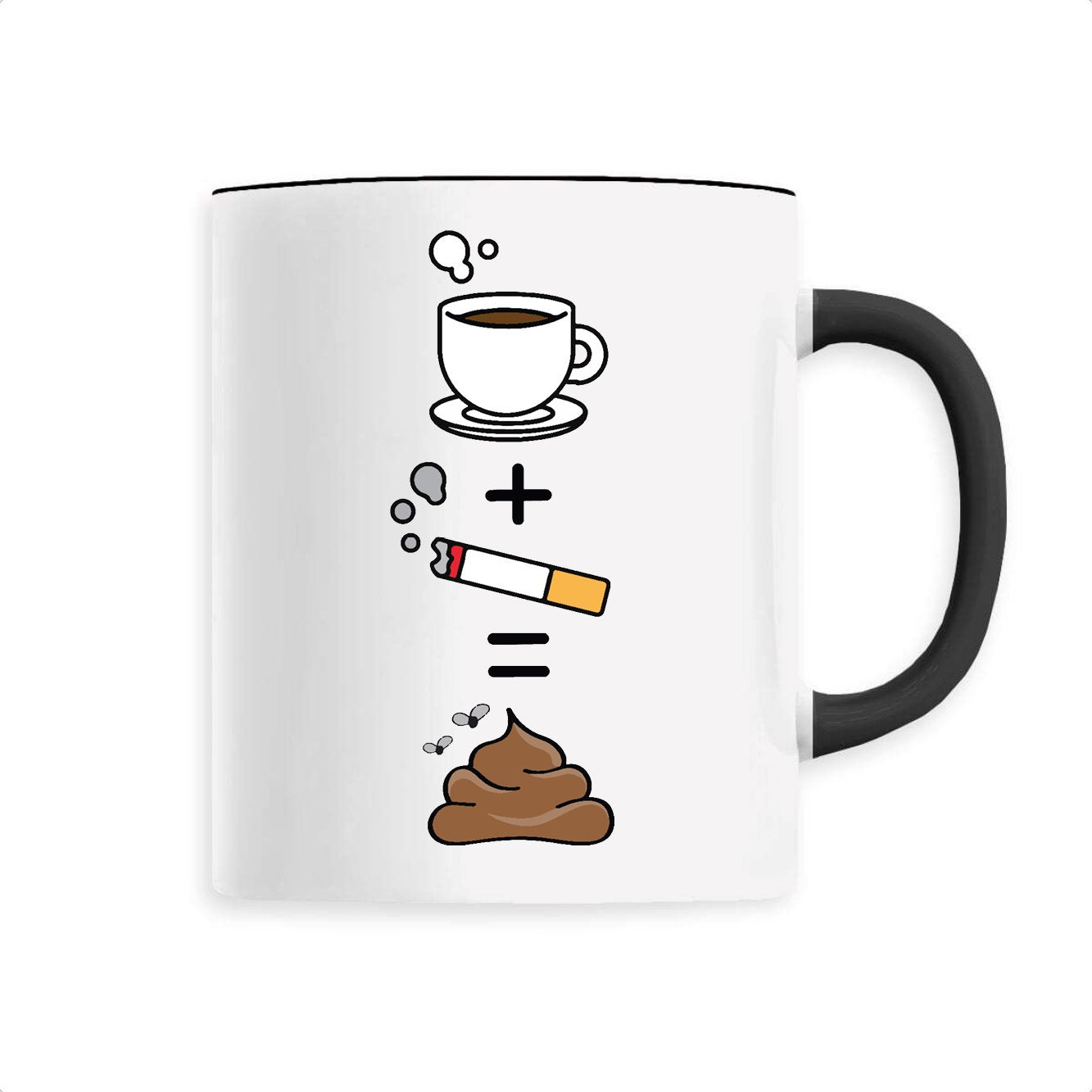 Mug Café clope caca