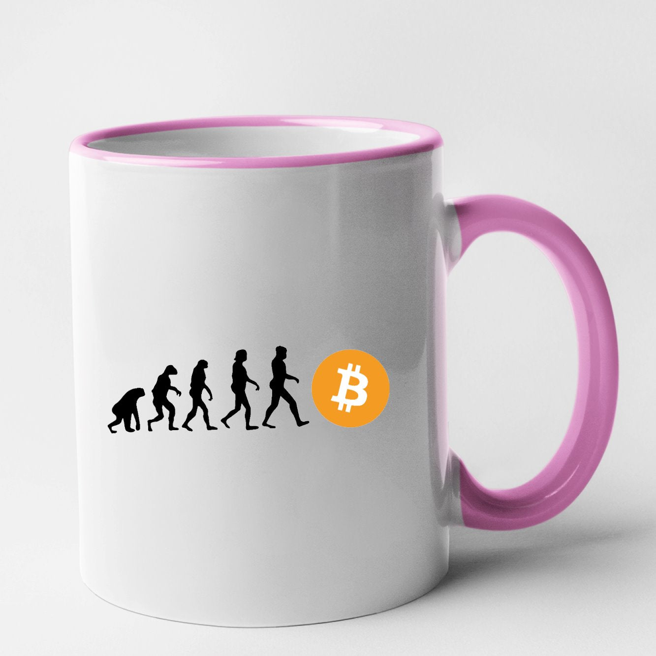 Mug Évolution Bitcoin Rose