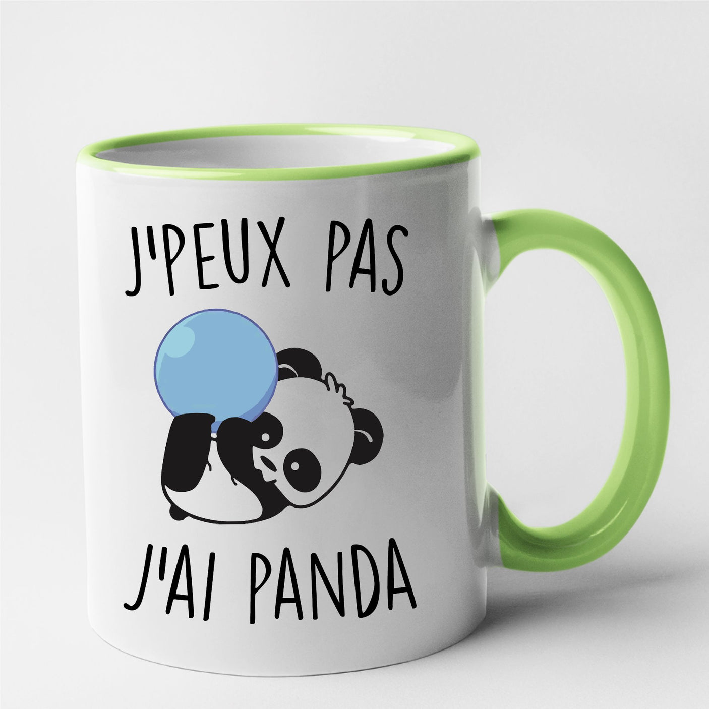 Mug J'peux pas j'ai panda Vert