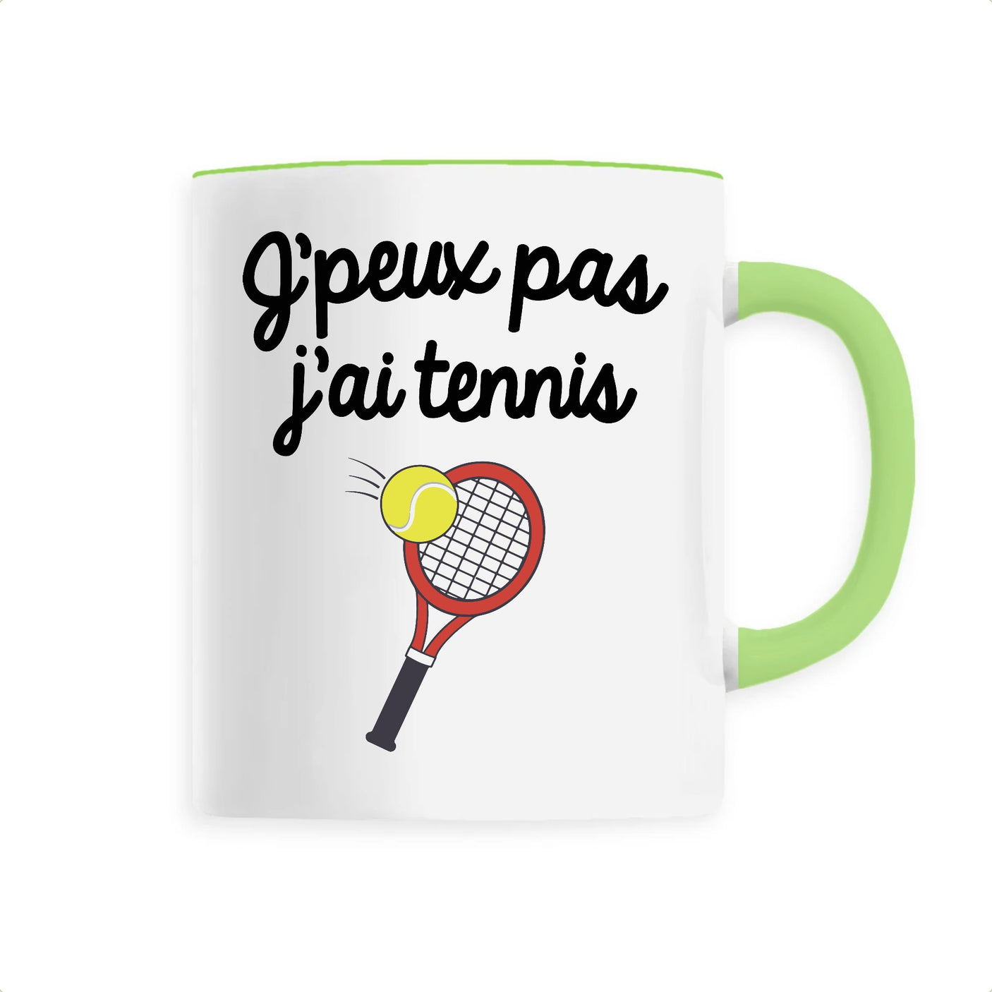 Mug J'peux pas j'ai tennis