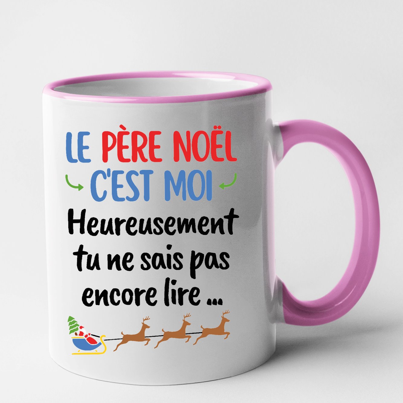 Mug Le Père Noël c'est moi Rose