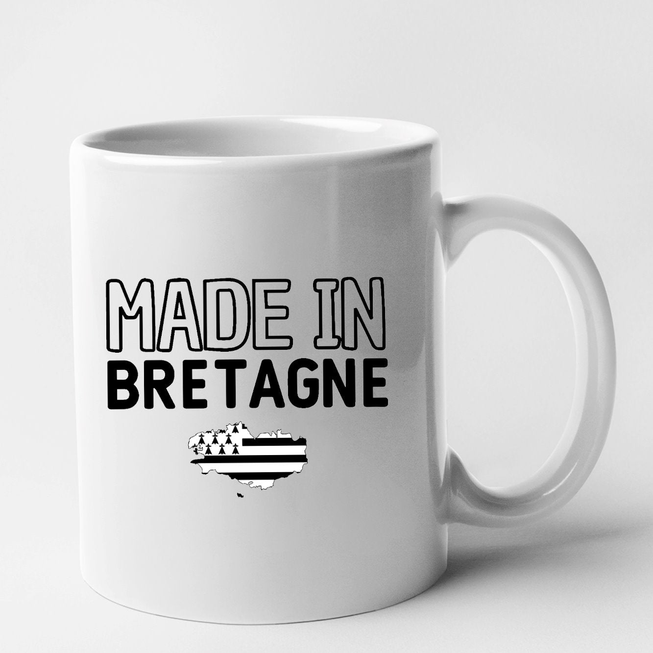 Mug Made in Bretagne Blanc