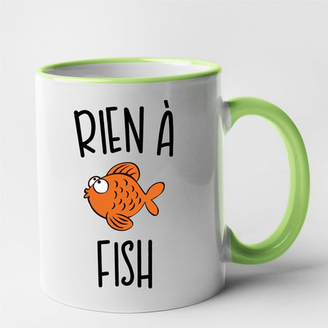 Mug Rien à fish Vert