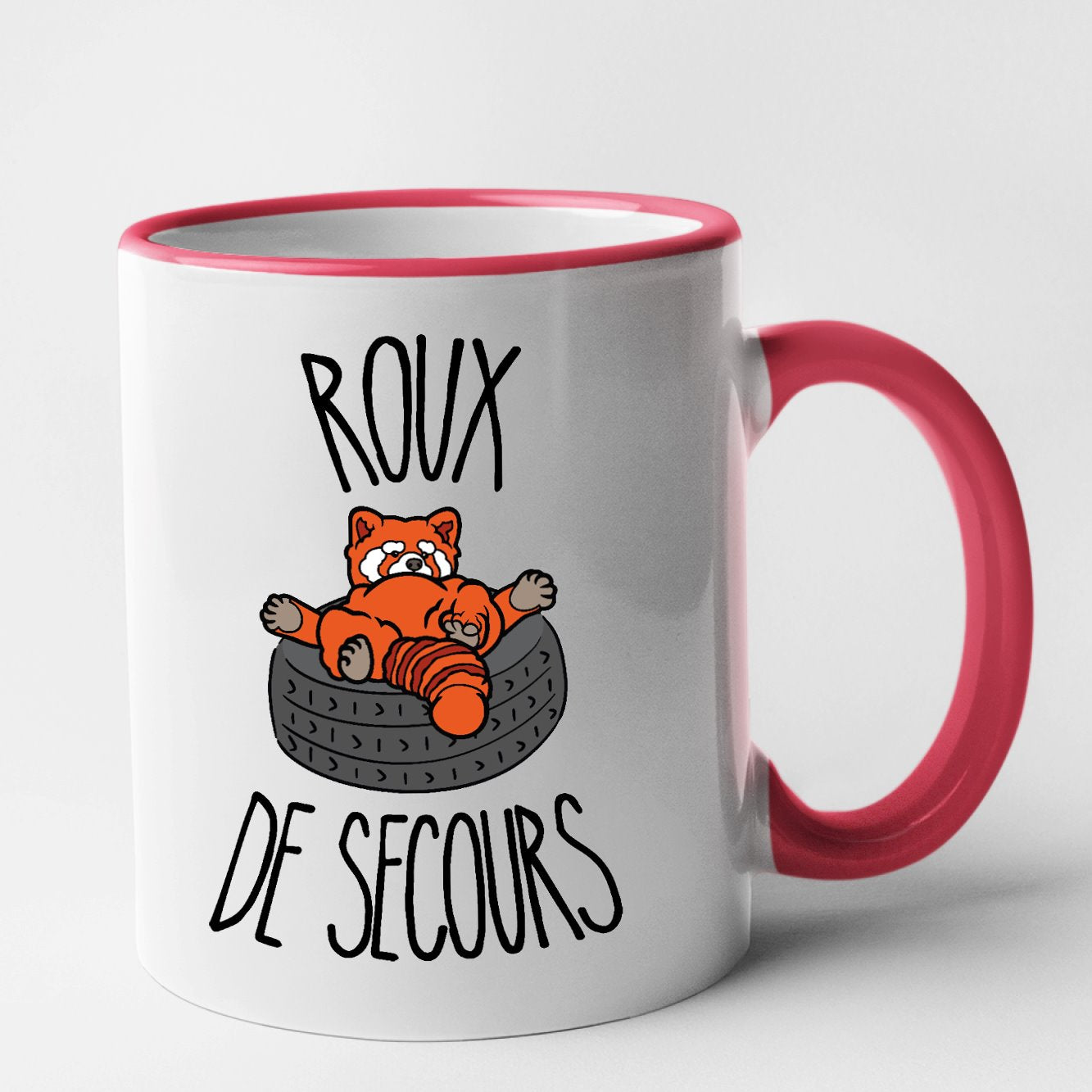 Mug Roux de secours Rouge