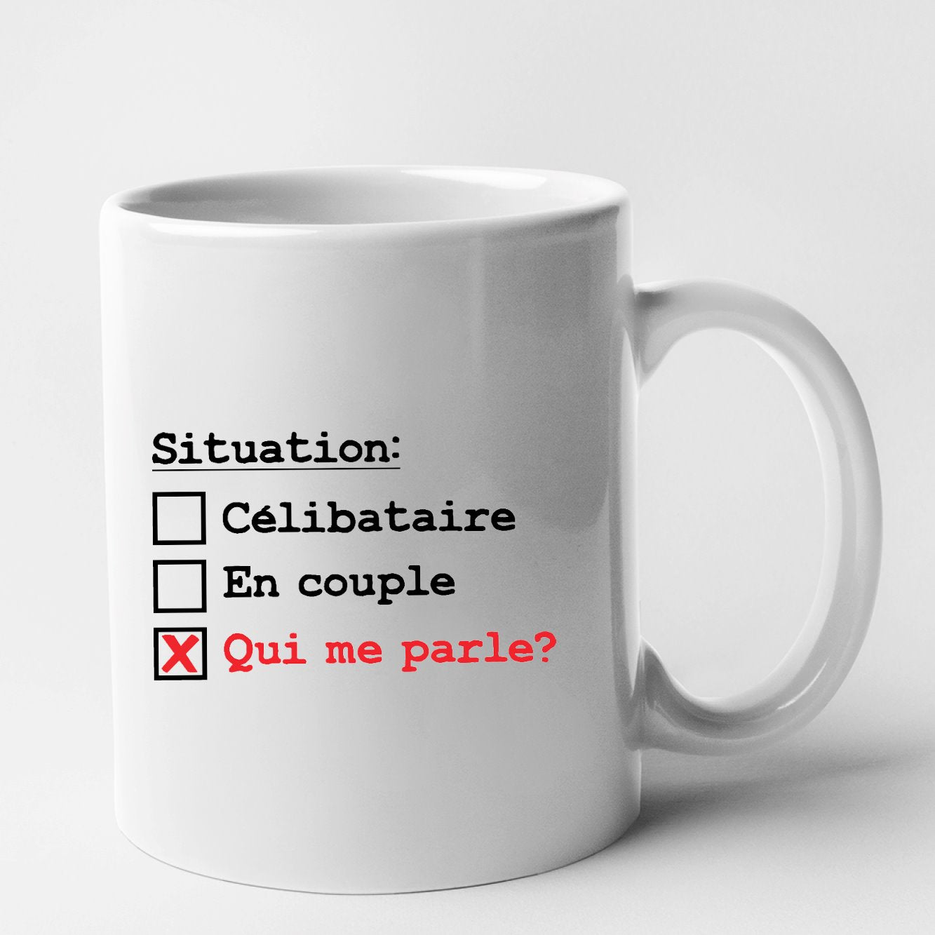 Mug Situation célibataire