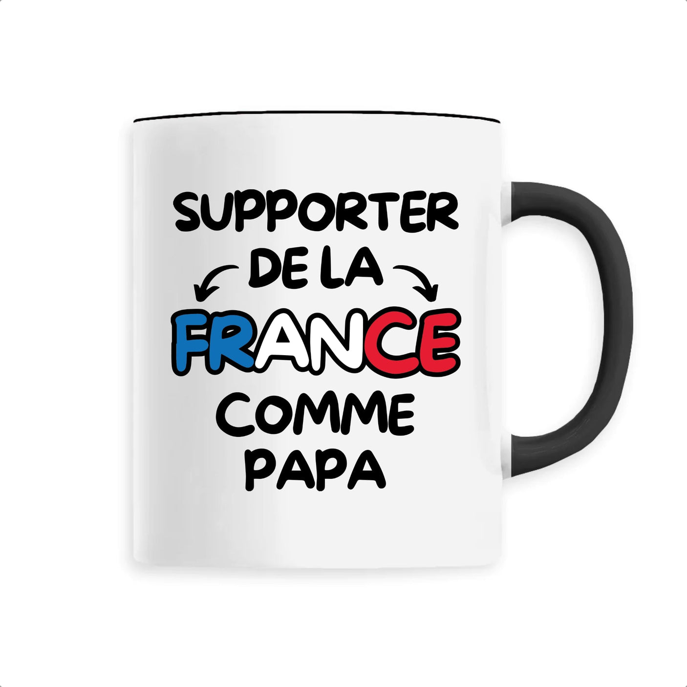 Mug Supporter de la France comme papa
