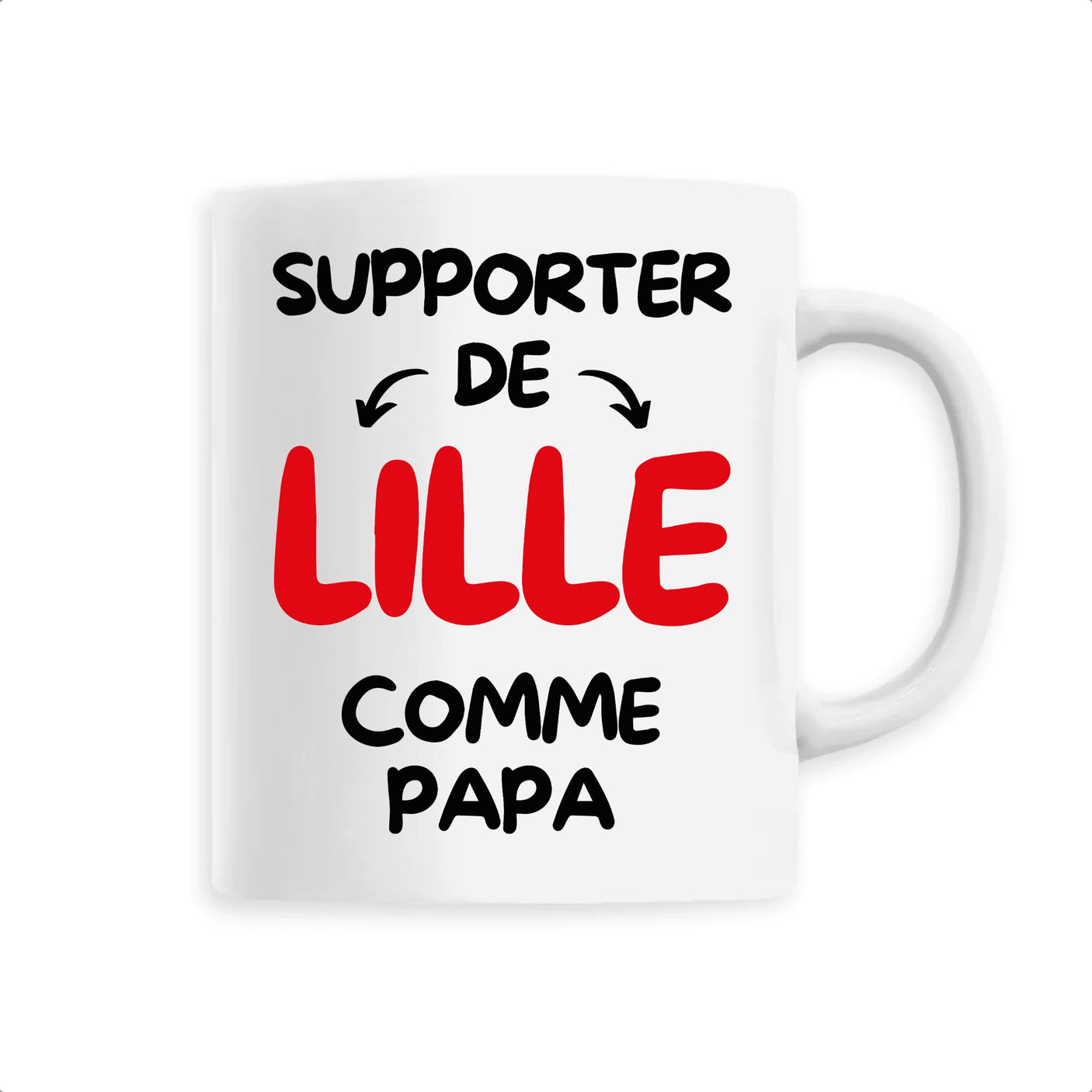 Mug Supporter de Lille comme papa