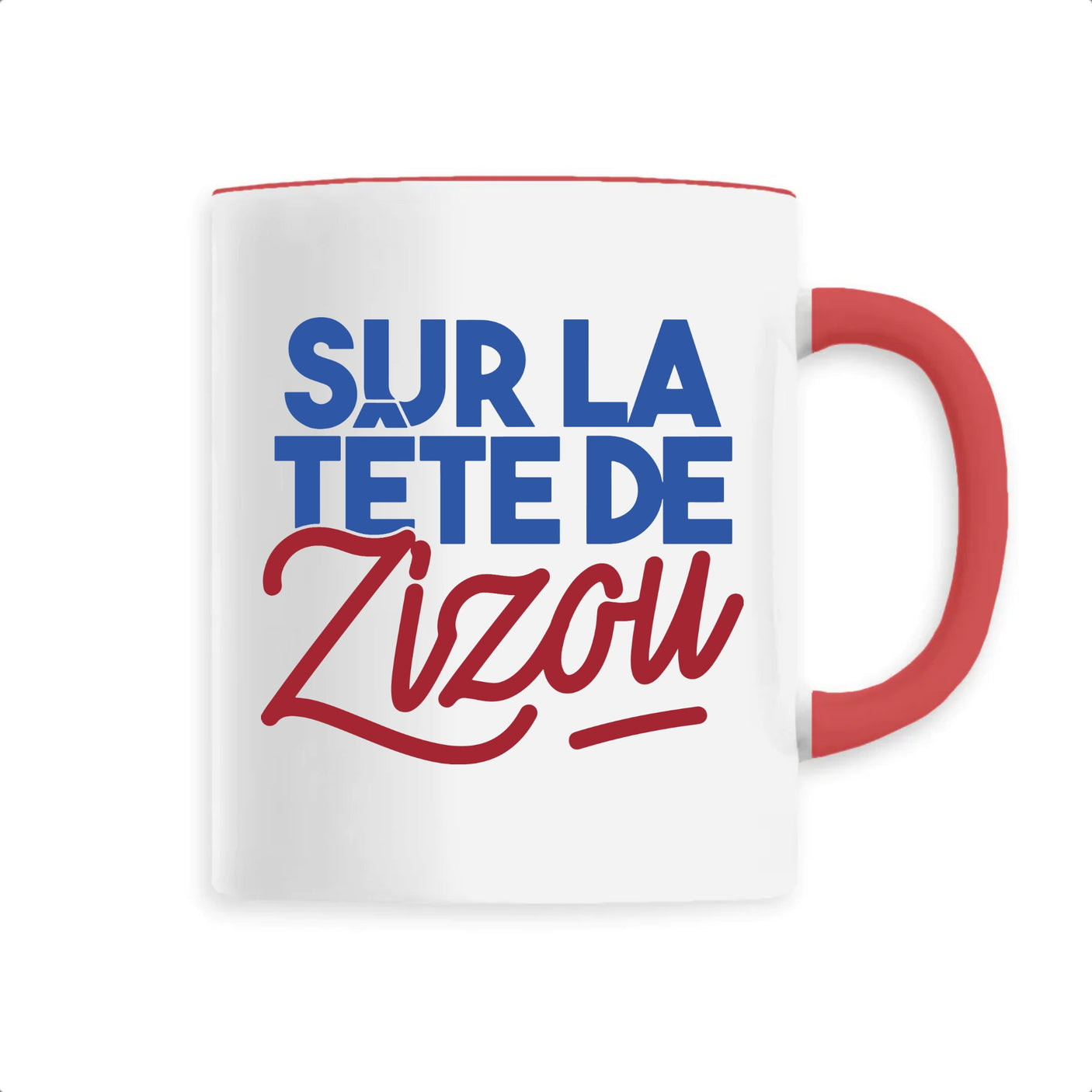 Mug Sur la tête de Zizou