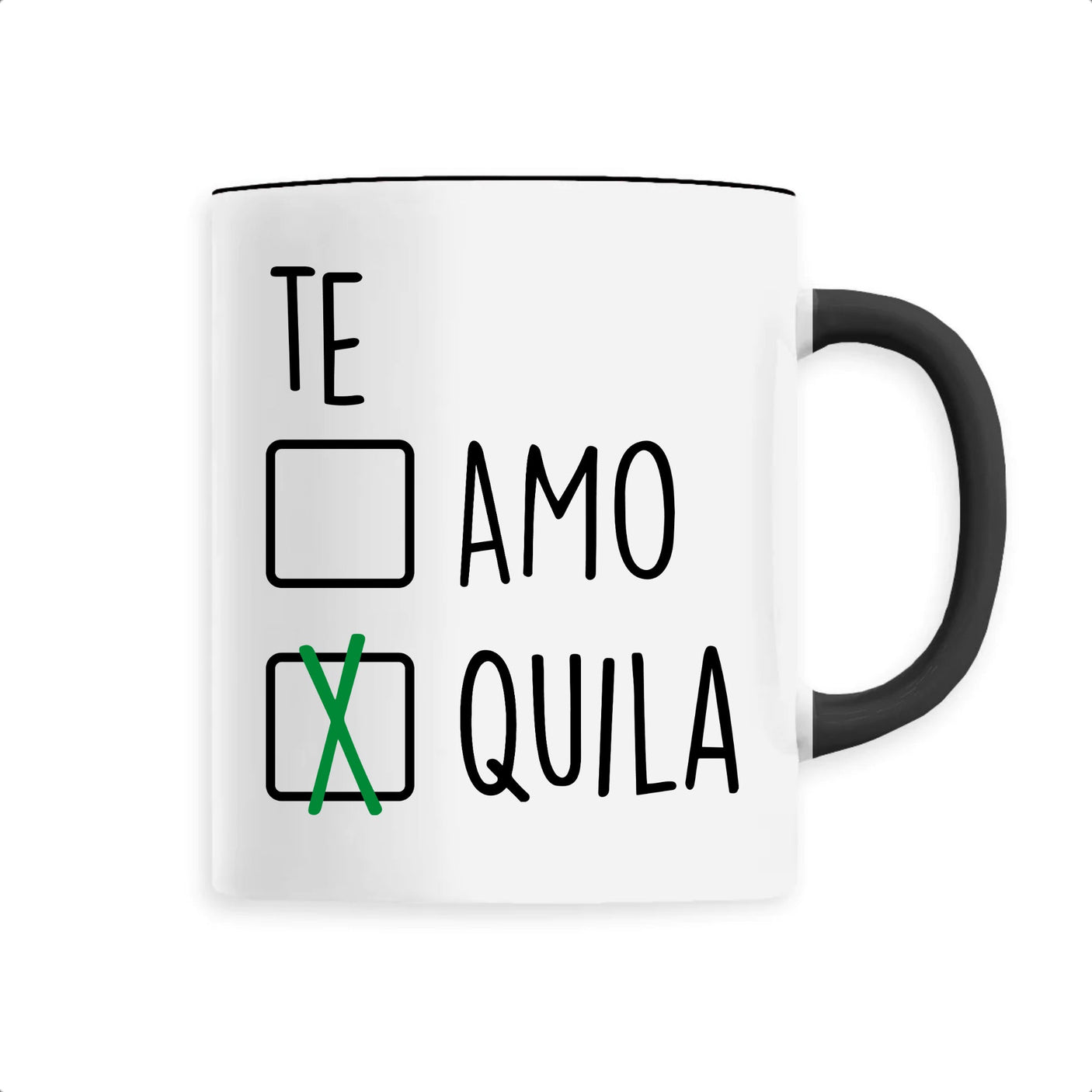 Mug Te amo tequila